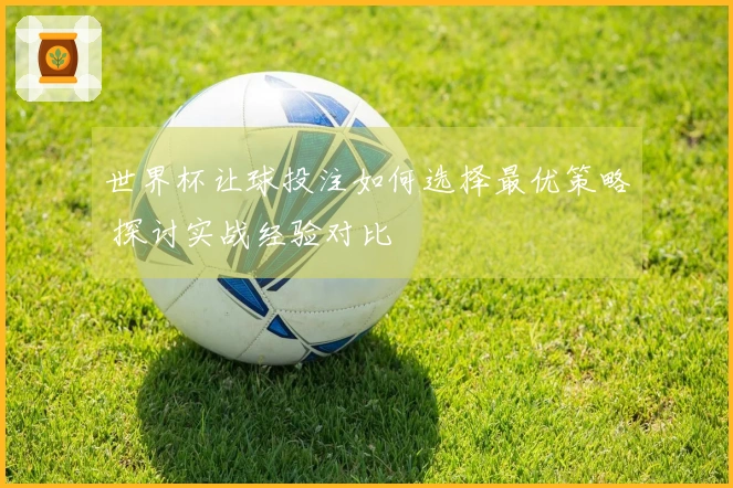 世界杯让球投注如何选择最优策略 探讨实战经验对比